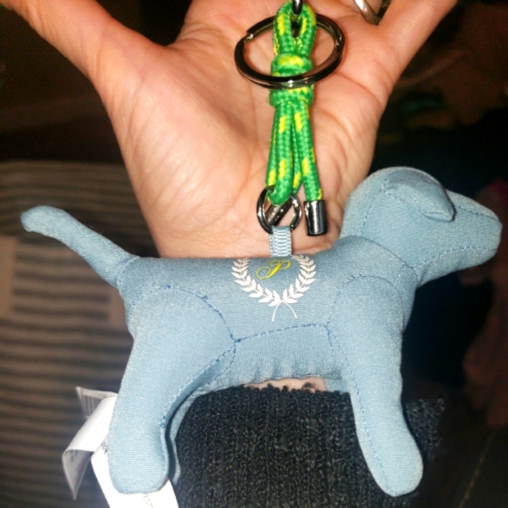 PINK DOG KEY CHAIN  By VICTORIA SECRET.